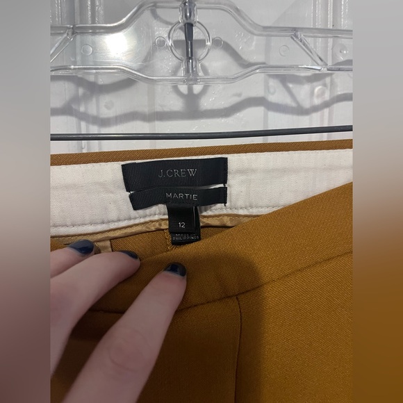 J.Crew Martie Ankle Pant Camel Size 12 - Picture 3 of 4